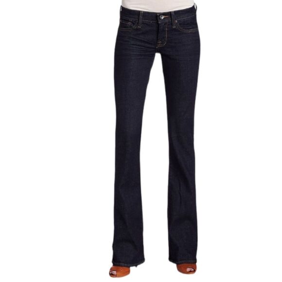 LUCKY BRAND jeans dark wash Wescoat sweet n low boot cut low rise 8/29 - Picture 1 of 14